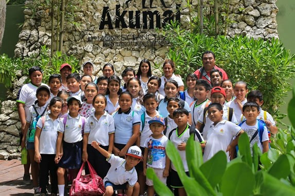 Children visiting the park
