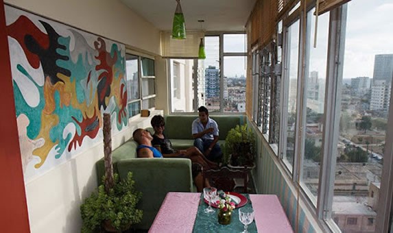 Balcony of the Castas y Tal restaurant