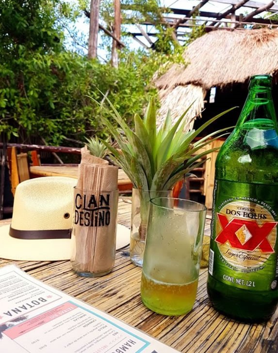 Drinks served at the bar