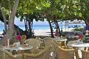 Beach bar at the hotel