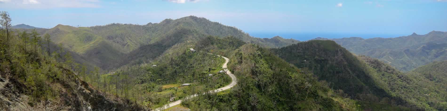 Carretera de montaña Baracoa- Santiago La Farola