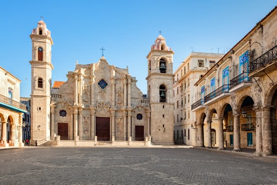 View of the Cathedral of Havana