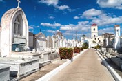 Interior del cementerio de la ciudad de Camagüey