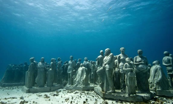 Underwater Museum - Cancun