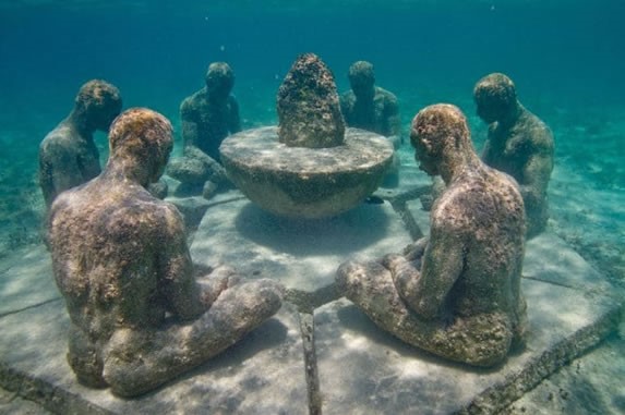 Underwater Museum - Cancun