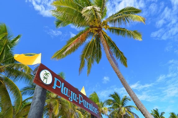 Welcome to the beach sign