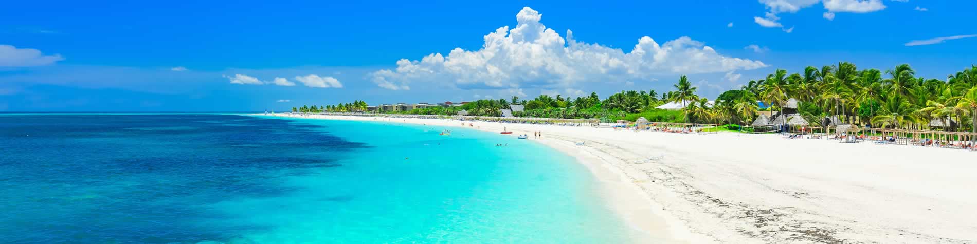 Vista de la playa en Cayo Coco