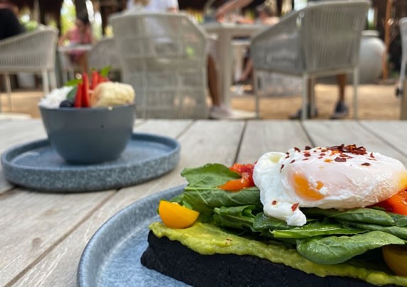 Food served at Fresco's restaurant