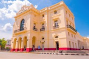 Facade of buildings in Villa Clara