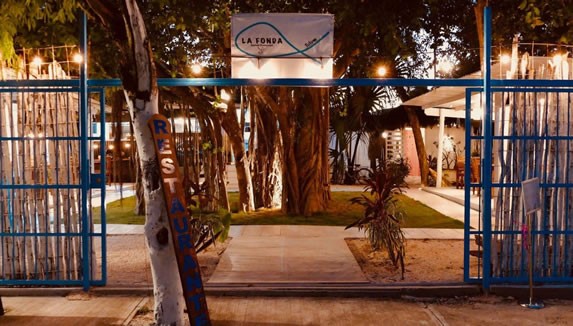 La Fonda restaurant entrance