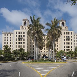 Vista de la fachada del hotel Nacional