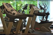 Hotel gym interior