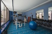 Gym with treadmills at the Vedado hotel
