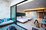 View of room with terrace