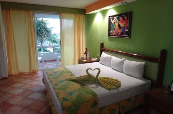 View of the standard hotel room
