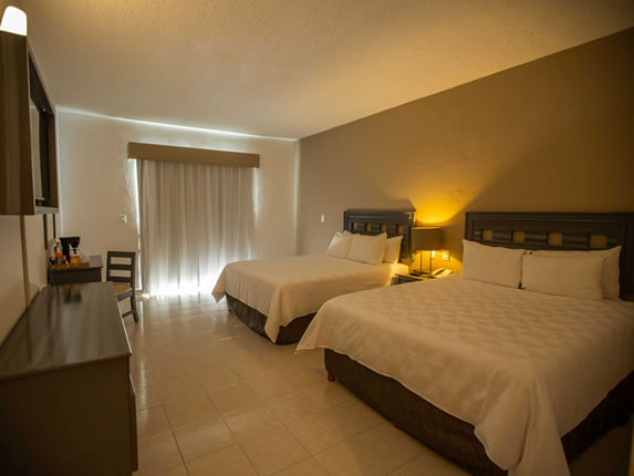 View of the standard hotel room