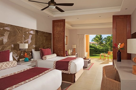 Dreams Royal Beach - habitación familiar con camas