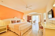 View of the interior of the hotel room