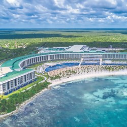 Aerial view of the Barcelo Maya Riviera hotel