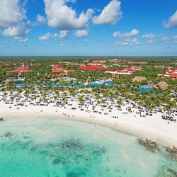 Aerial view of the Barcelo Maya Tropical hotel