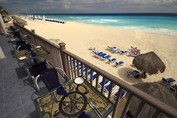 Beach cafe in the hotel