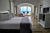 View of the hotel rooms