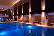 Indoor pool at the hotel