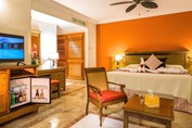 View of the interior of the hotel room