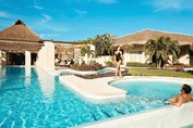 View of the hotel pool