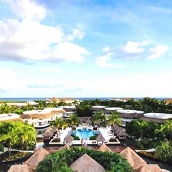 Aerial view of the Grand Sunset Hotel