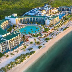 Aerial view of the Haven Riviera hotel