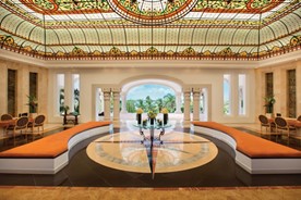 Lobby del hotel Hylatt Zilara Cancun