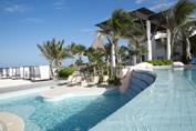 View of the pool of the Kore Tulum hotel