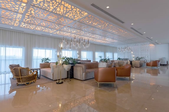 Hotel lobby interior