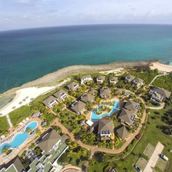 Aerial view of the Melia Buenavista hotel