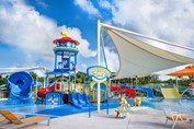 Water park for children at the hotel