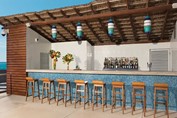 View of the hotel's outdoor bar