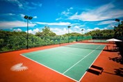 Cancha de tenis en el hotel 