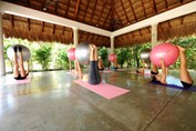 Yoga classes at the hotel