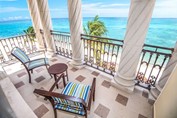 Room balcony outlooking the beach