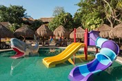 Kids play area in the pool