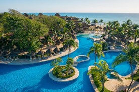 Aerial view of the pool