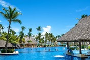 Barcelo Bavaro Palace pool with swimmers