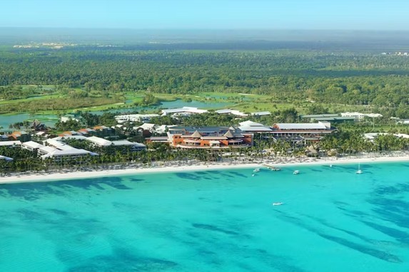 Barcelo Bavaro Palace beach and lagoon