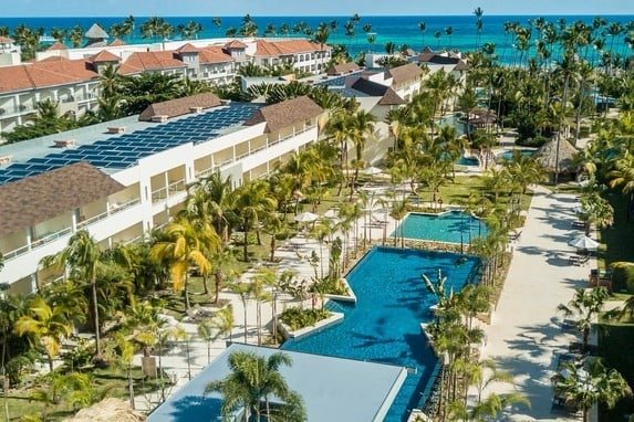 Dreams Royal Beach Punta Cana piscinas aéreas