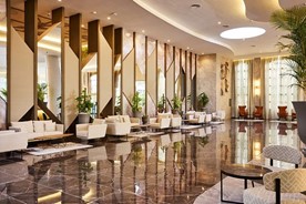 Lobby de Riu Palace Bavaro con sofas