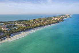 Sol Palmeras coast aerial view
