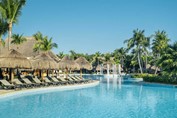 View of the hotel pool