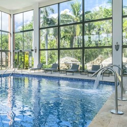 Indoor pool at the Iberostar Paraiso hotel