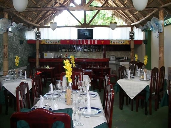 View of the interior of the restaurant